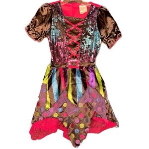 Girls Witch Costume Size Large
